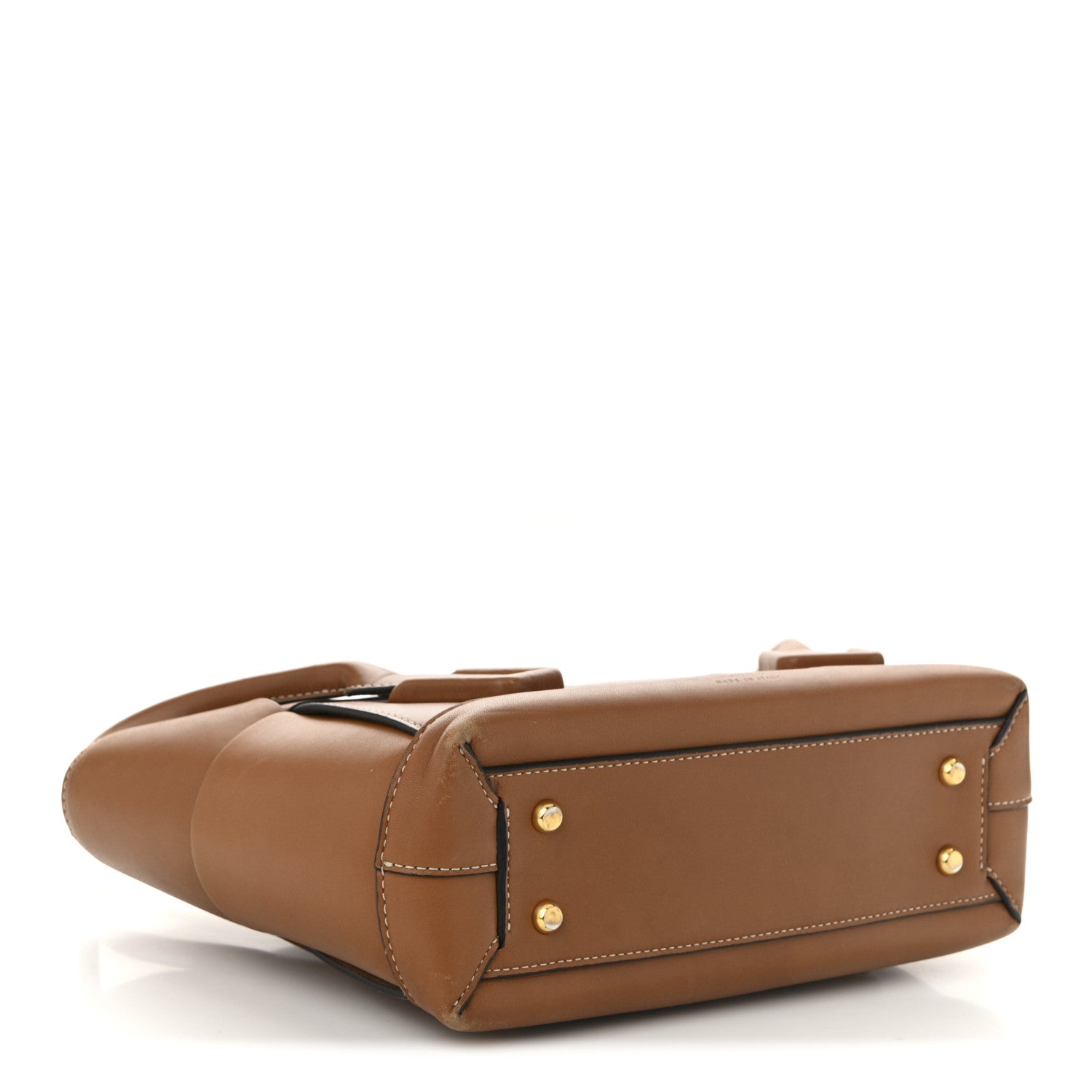 Bottega Veneta French Calfskin Maxi Intrecciato Small Arco Wood 4 of 12