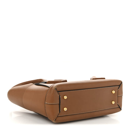 Bottega Veneta French Calfskin Maxi Intrecciato Small Arco Wood 4 of 12