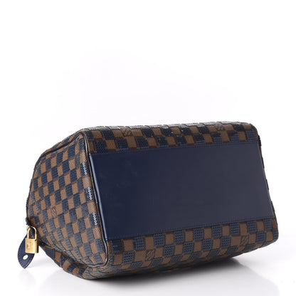 Louis Vuitton Damier Paillettes Speedy 30 Blue 4 of 10