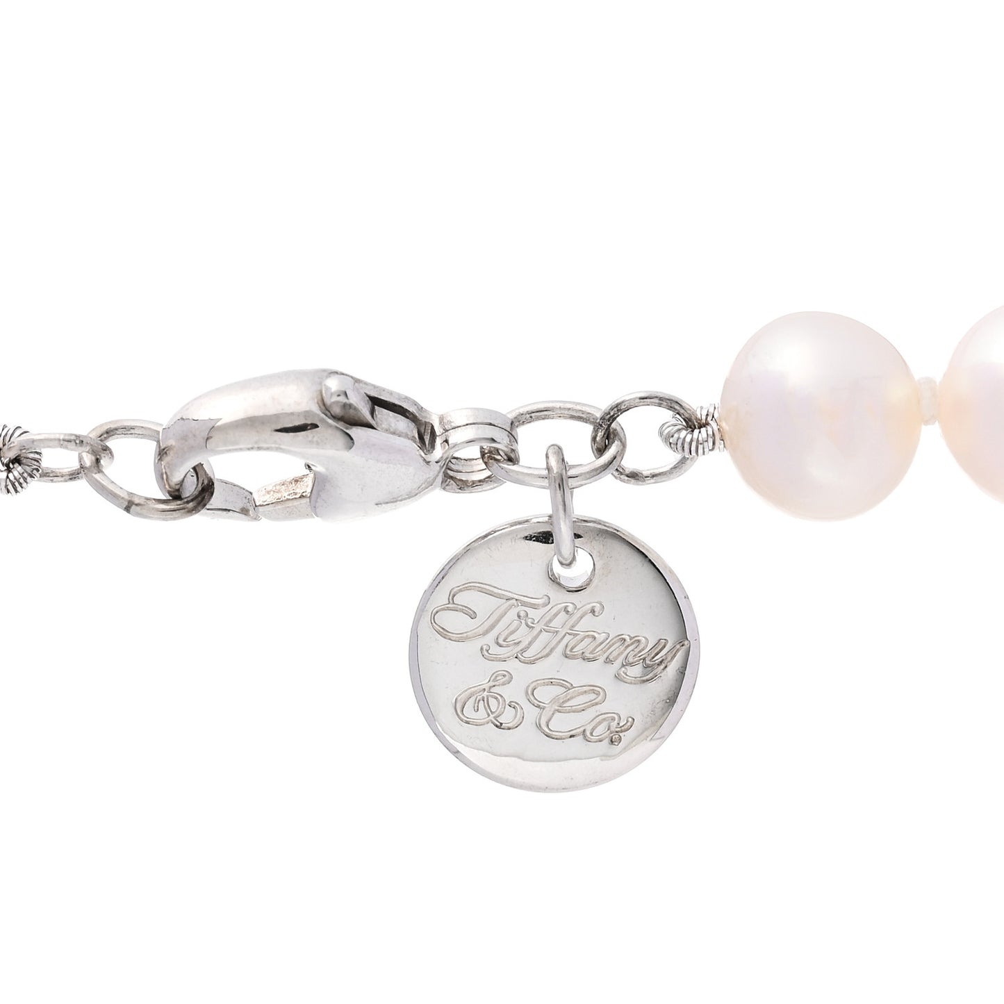 Sterling Silver Freshwater Pearl 6-7mm Ziegfeld Necklace