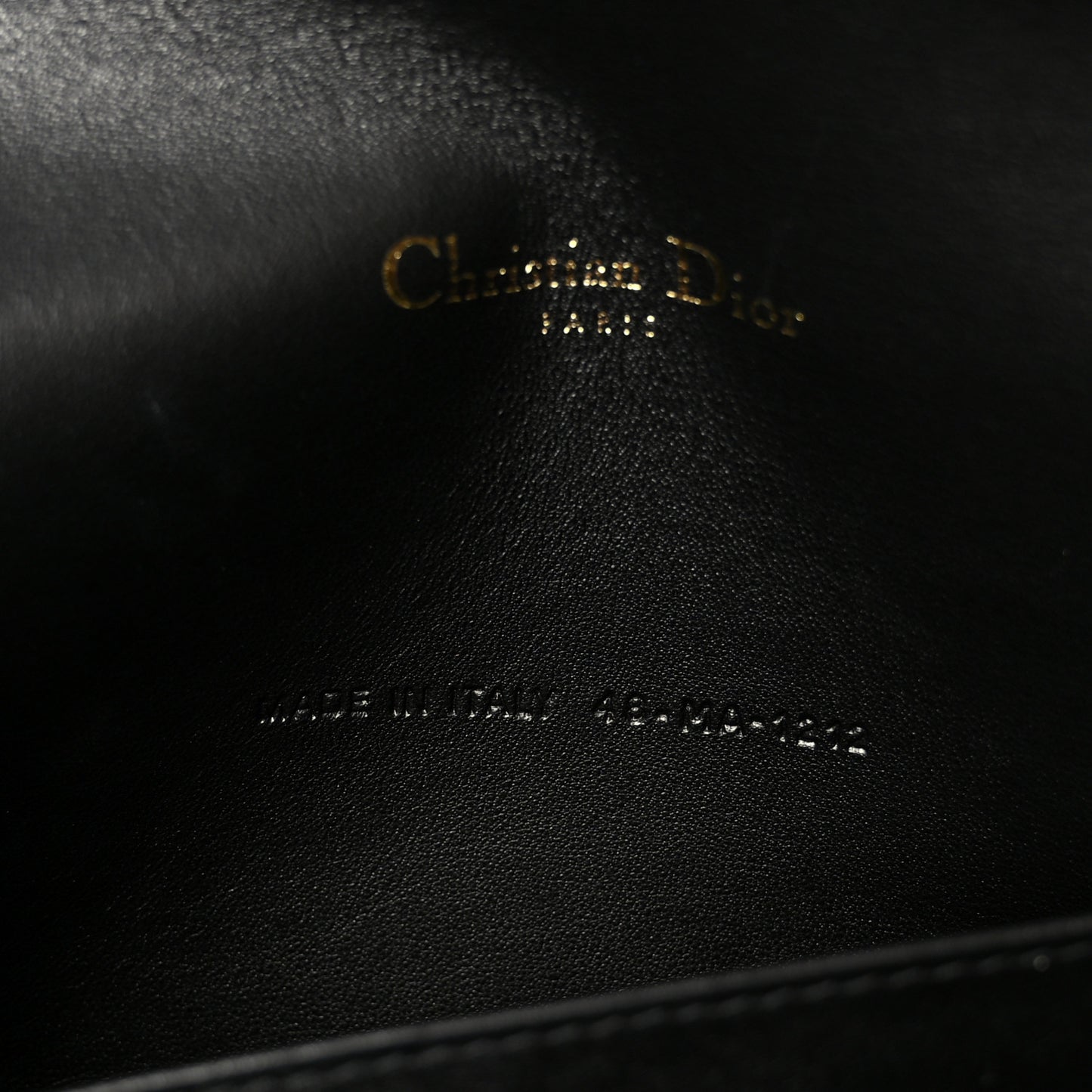 Patent Cannage Lady Dior Pouch Black