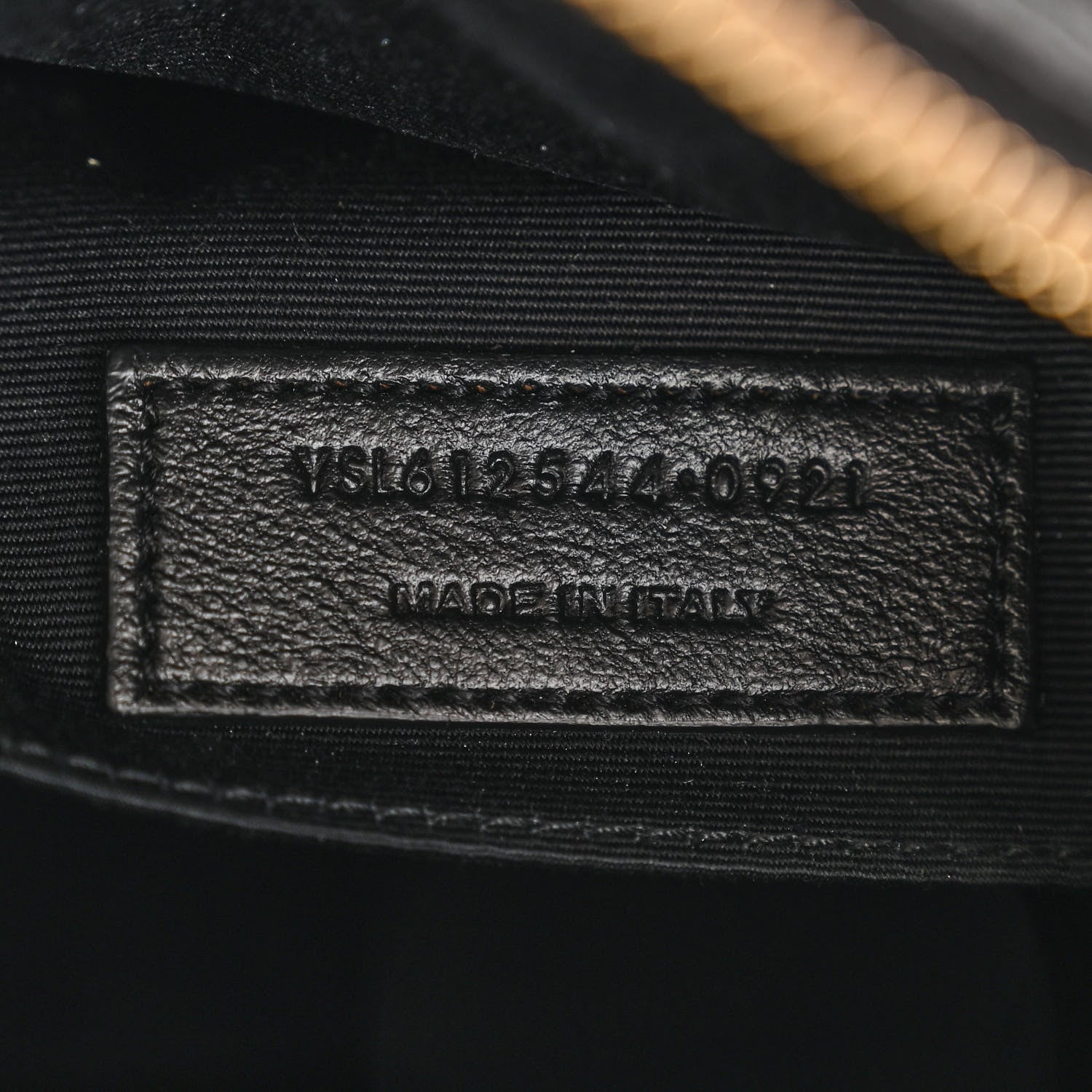 Saint Laurent Tweed Calfskin Monogram Lou Camera Bag Black 7 of 15