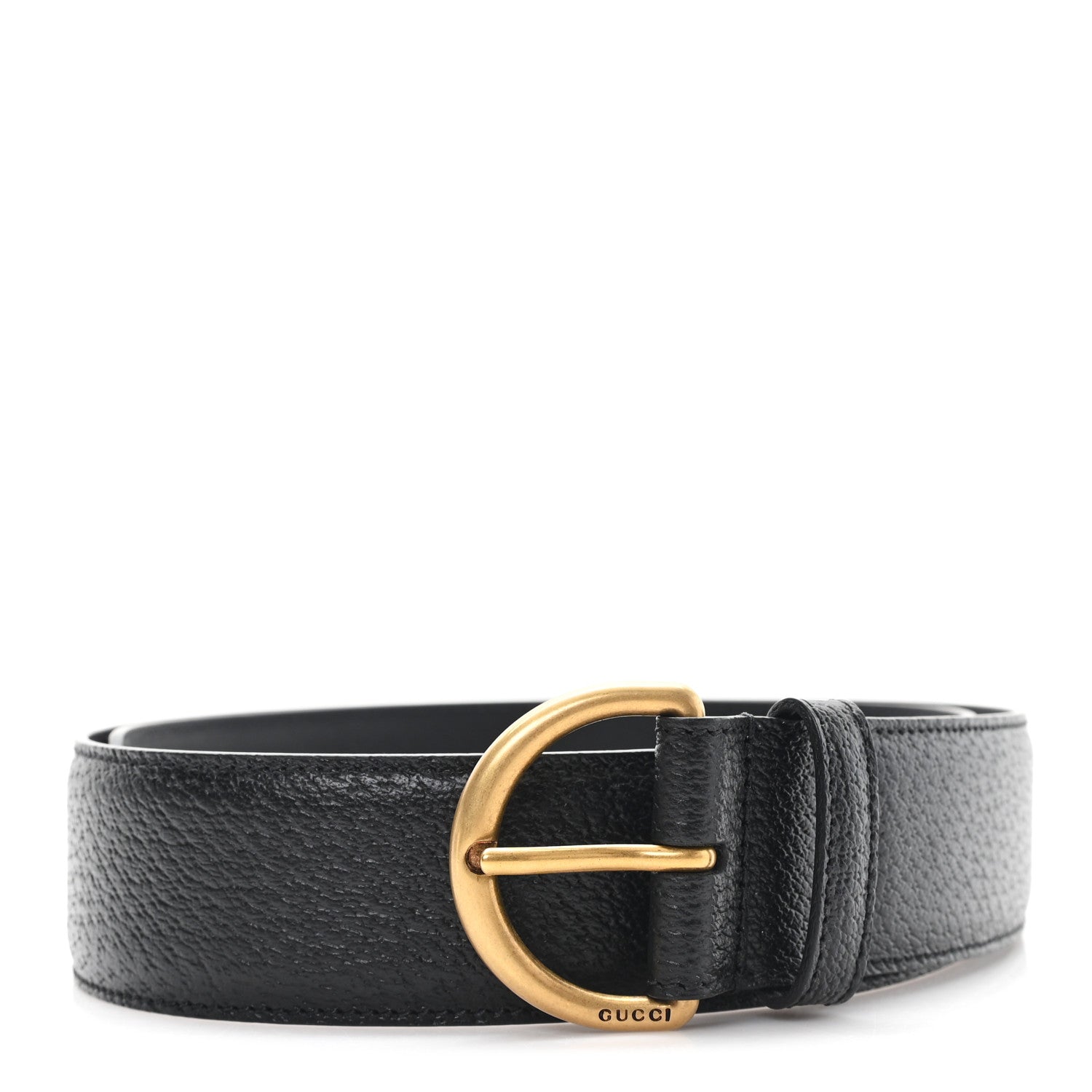 Gucci Dollar Pigprint 40mm Belt 85 34 Black 1 of 5