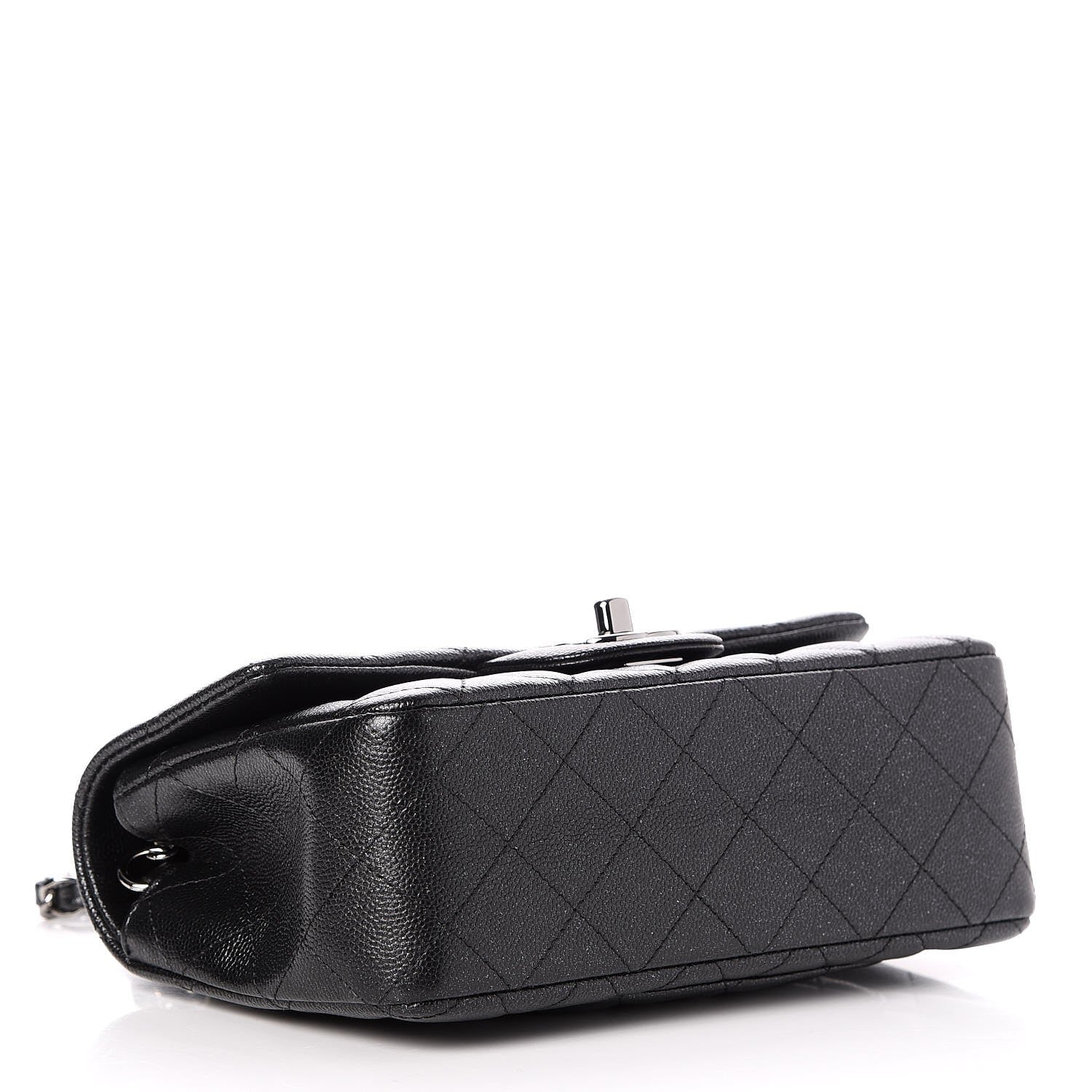 Chanel Iridescent Caviar Quilted Mini Rectangular Flap Black 4 of 7