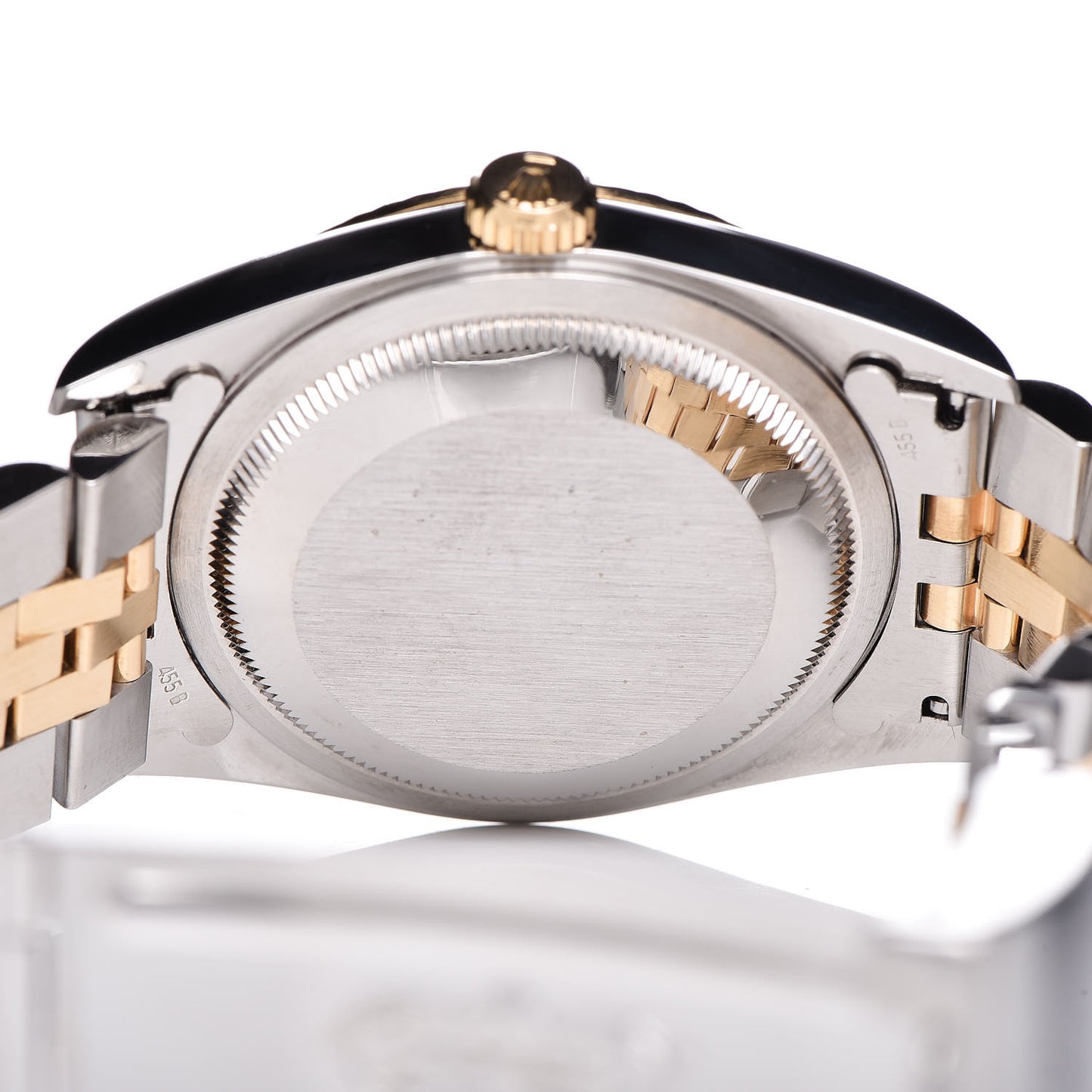 Stainless Steel 18K Yellow Gold 36mm Oyster Perpetual Datejust Watch Champagne 16233