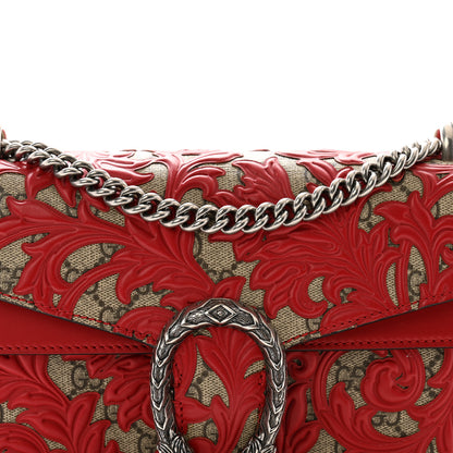Gucci GG Supreme Monogram Arabesque Small Dionysus Shoulder Bag Hibiscus Red 9 of 14