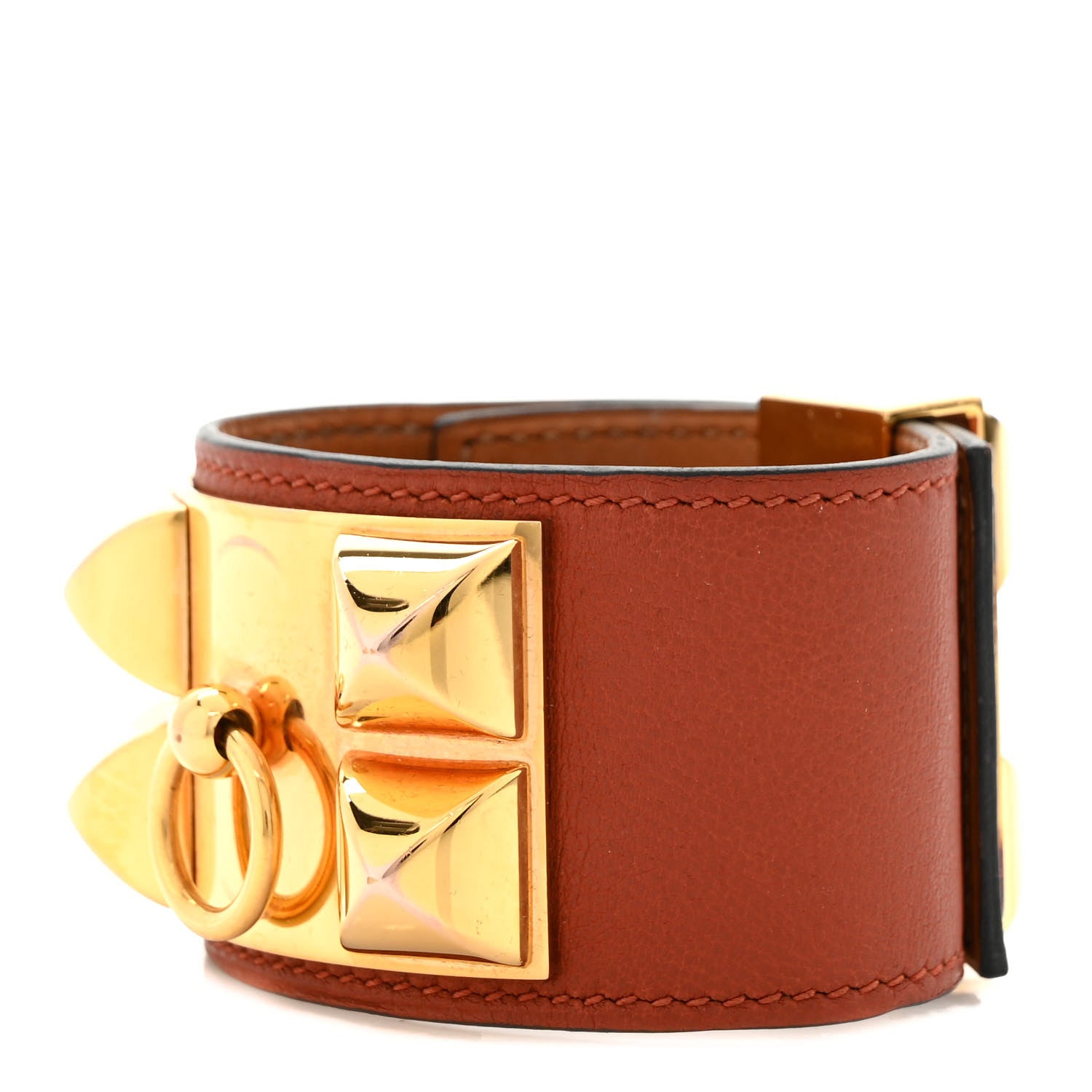 Hermes Swift Collier De Chien CDC Bracelet S Cuivre 1 of 7