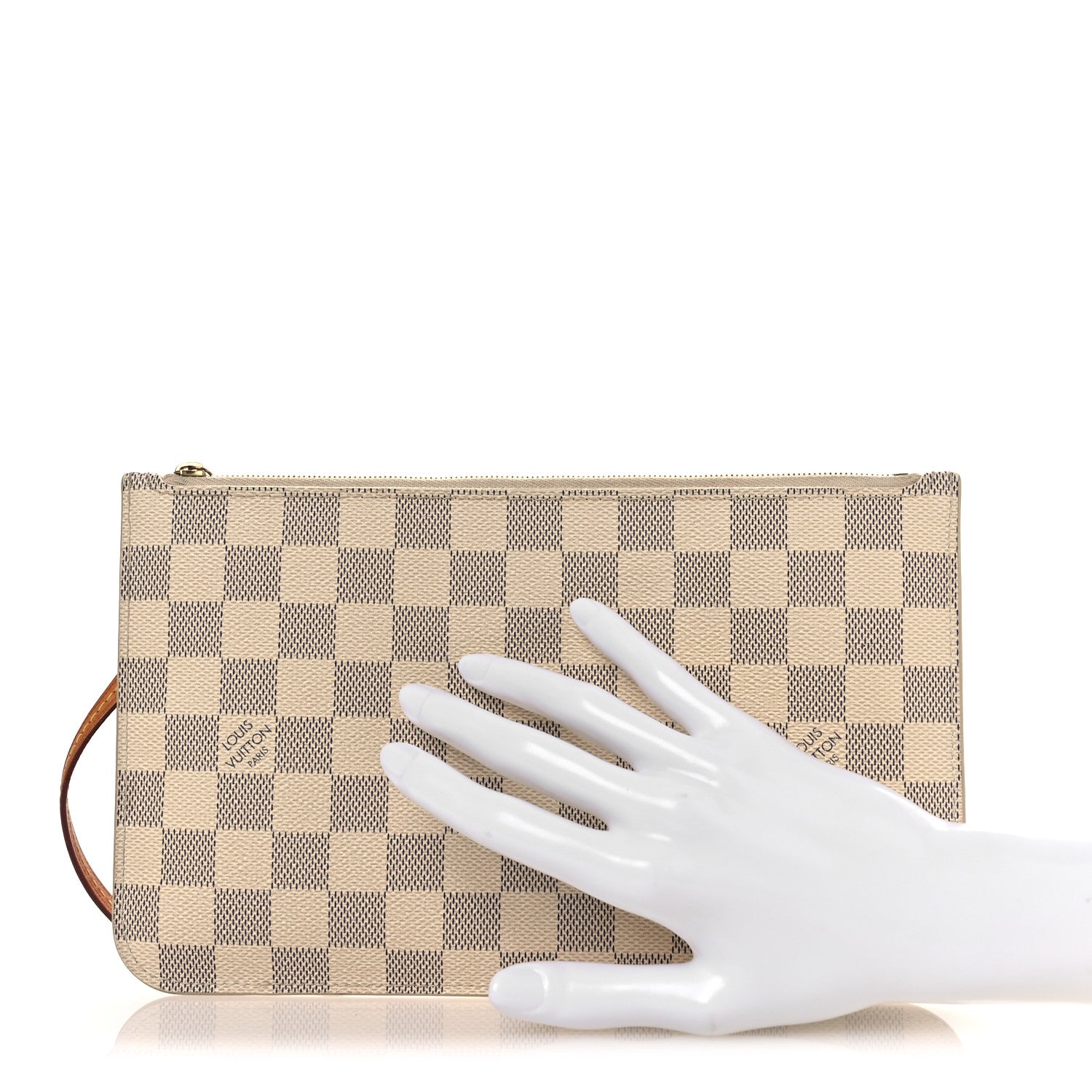 Louis Vuitton Damier Azur Neverfull MM GM Pochette 2 of 12
