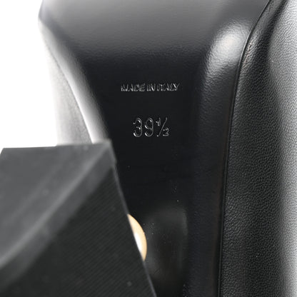 Chanel Lambskin Pearl Short Boots 39.5 Black 8 of 9