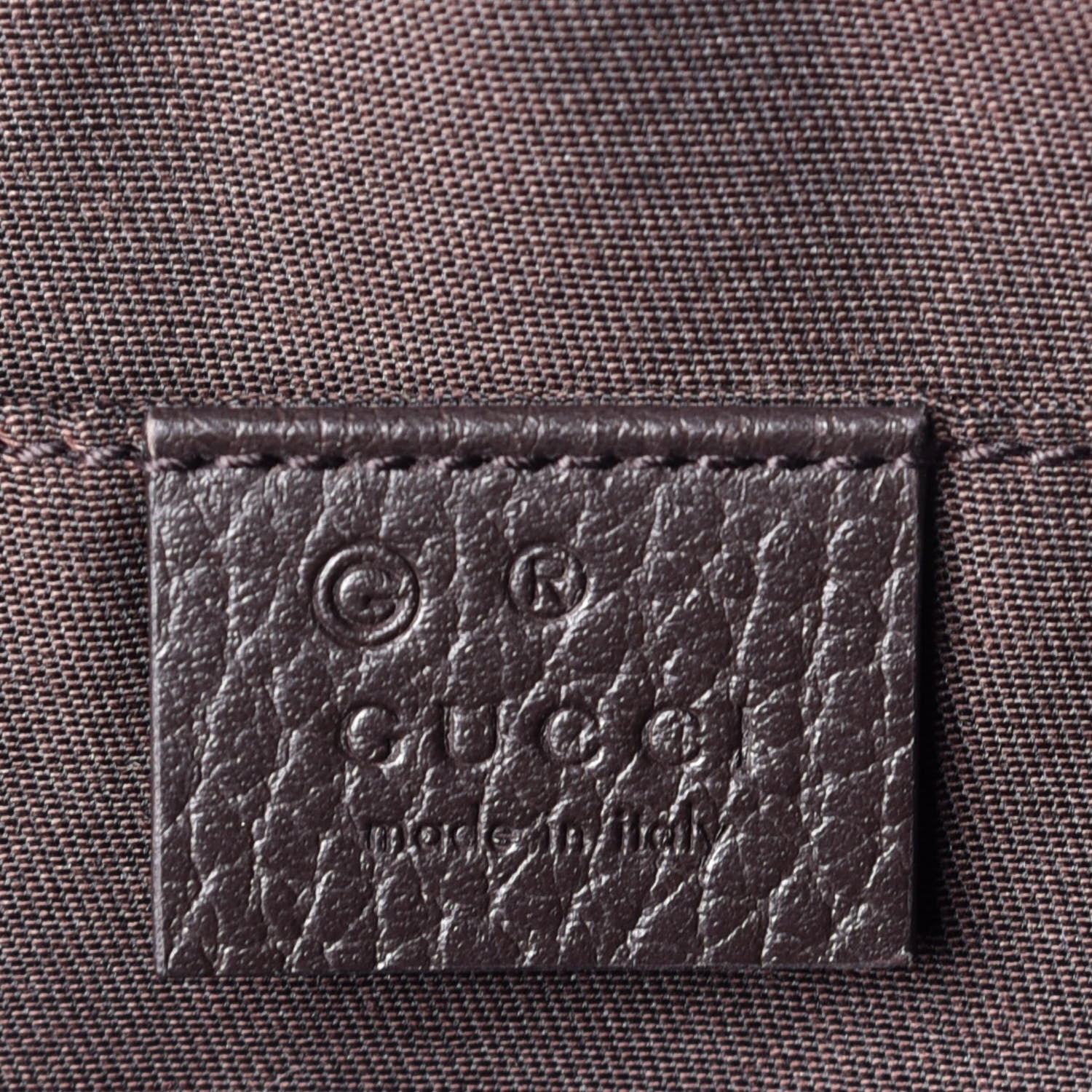 Gucci Monogram Belt Bag Dark Brown 5 of 7