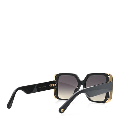 Louis Vuitton Acetate LV Moon Square Sunglasses Z1664W Black 4 of 8