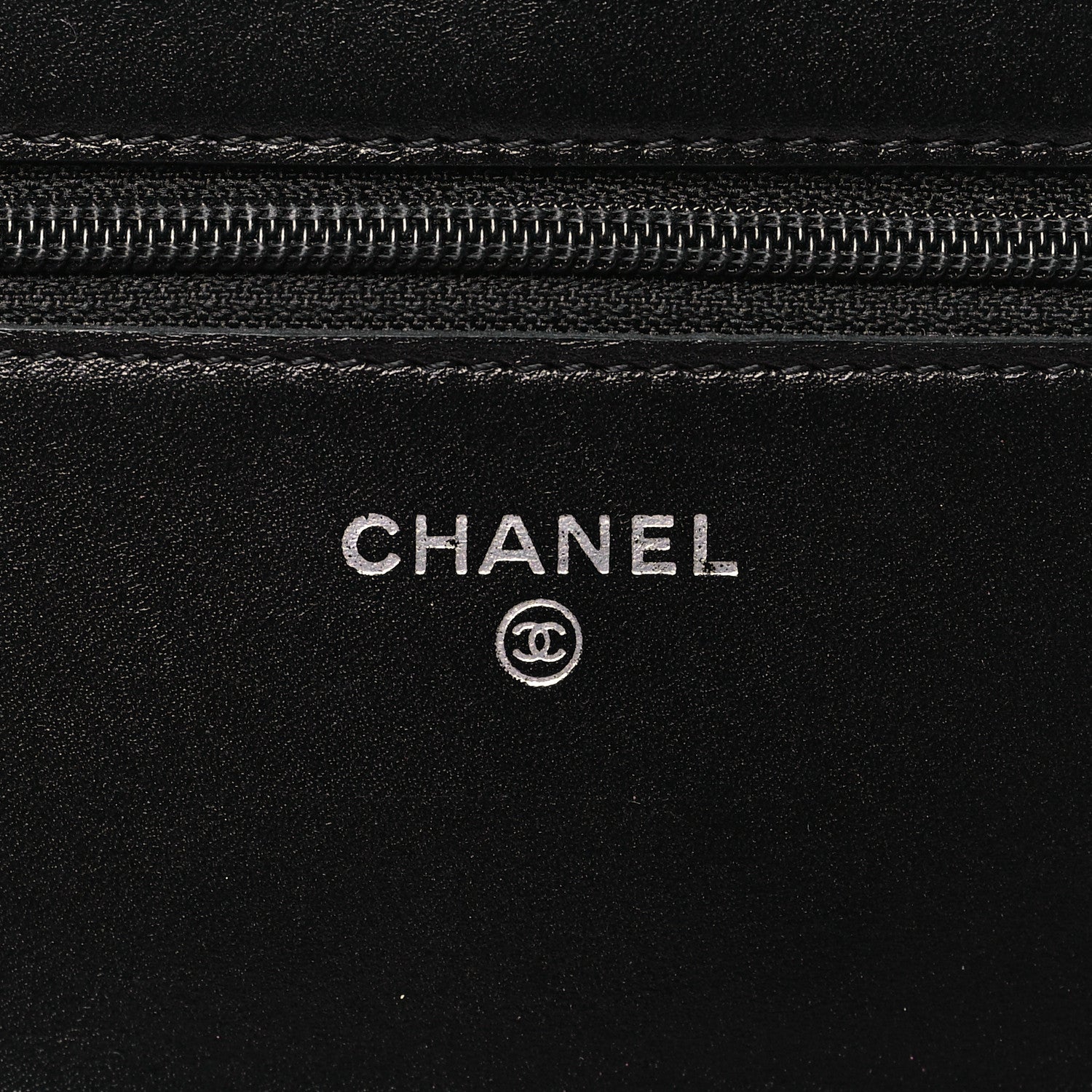 Chanel Calfskin Quilted Cambon Wallet on Chain WOC Black 6 of 11