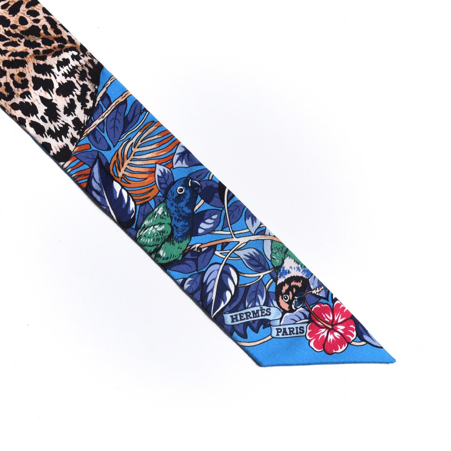 Silk Jungle Love Love Twilly Bleu Gitane Gris Bleuete
