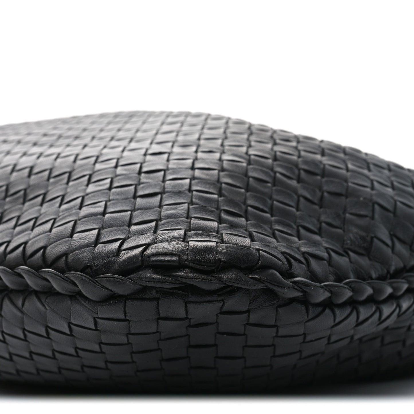 Nappa Intrecciato Large Veneta Hobo Black