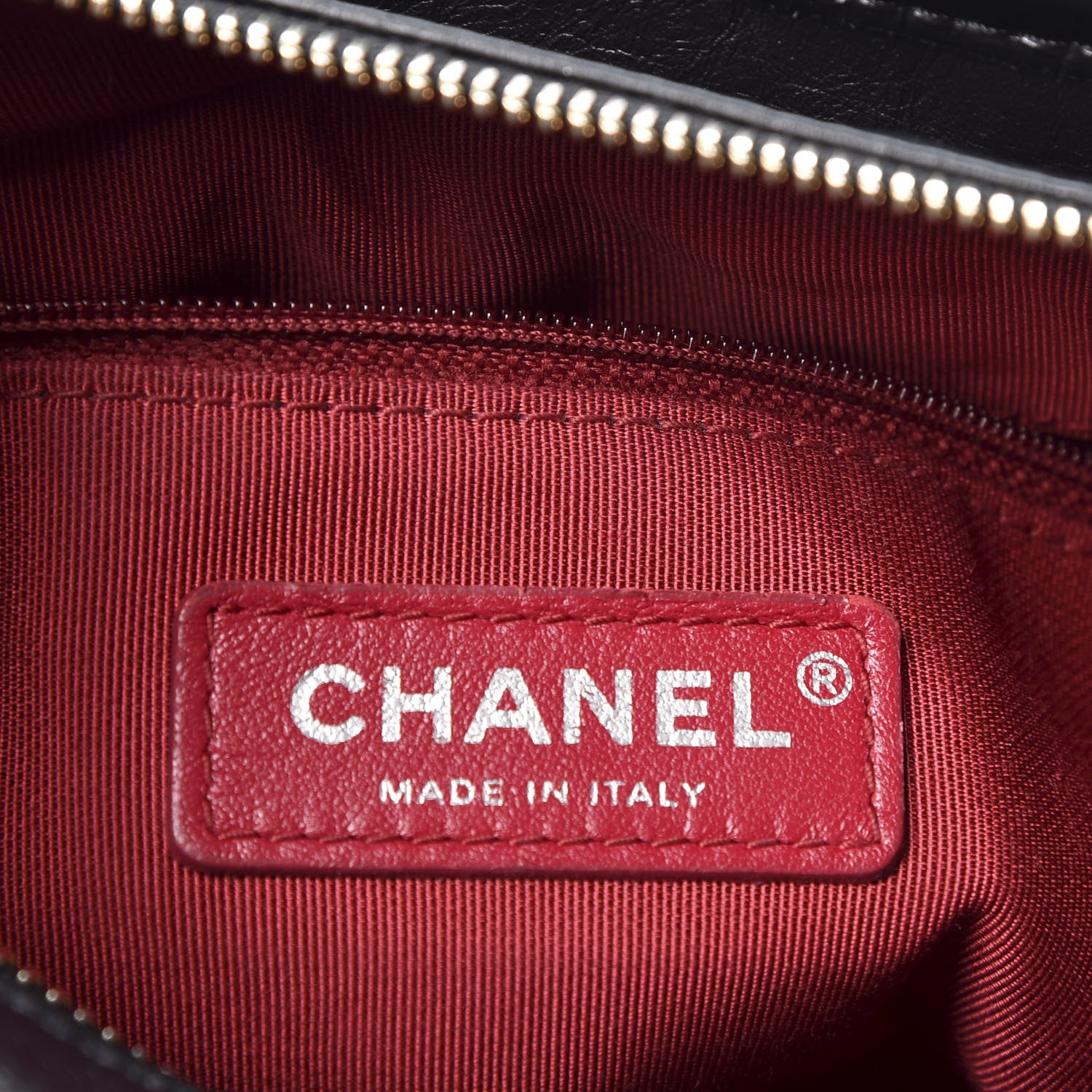 Chanel Aged Calfskin Quilted Small Gabrielle Hobo Black 9 of 10