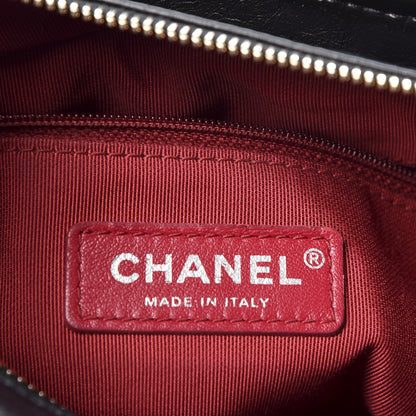 Chanel Aged Calfskin Quilted Small Gabrielle Hobo Black 9 of 10