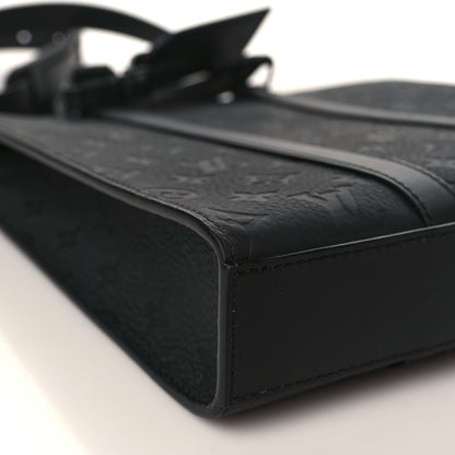 Louis Vuitton Taurillon Monogram Sac Plat Cross Black 7 of 8