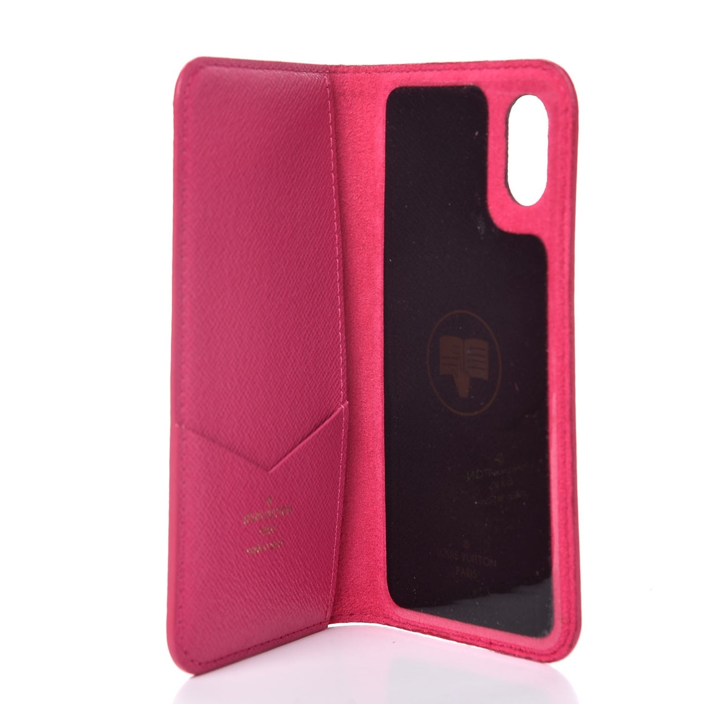 Monogram iPhone X Folio Case Rose Pop