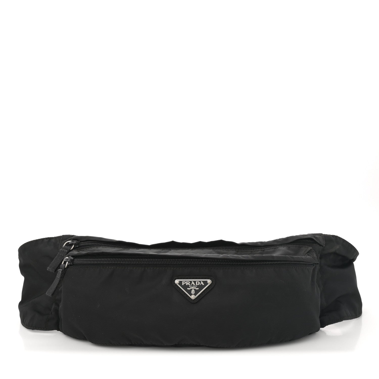 Prada Tessuto Nylon Montagna Belt Bag Black 2 of 21