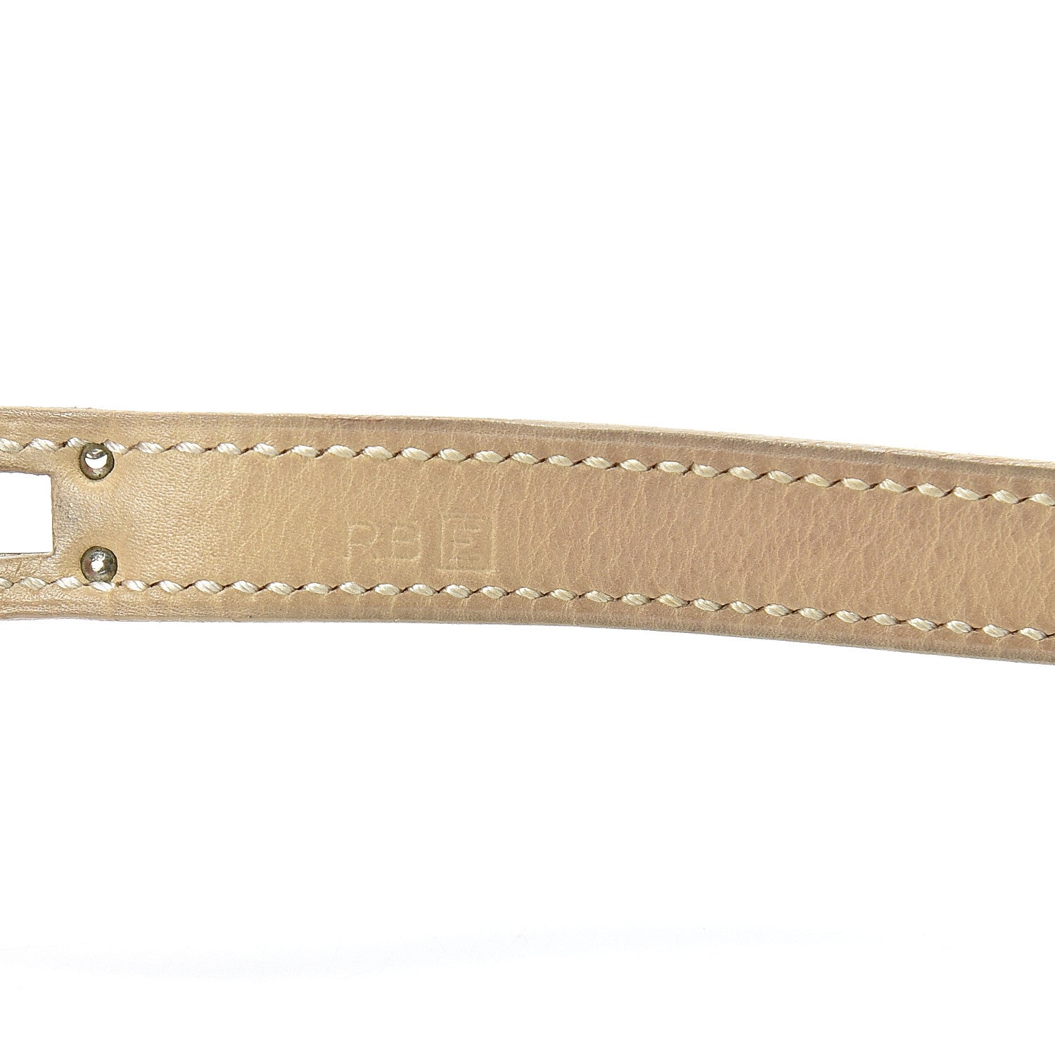 Hermes Tadelakt Kelly Double Tour Bracelet S Argile 4 of 8