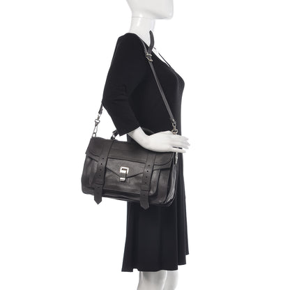 Proenza Schouler Lambskin Medium PS1 Satchel Pepe 2 of 10