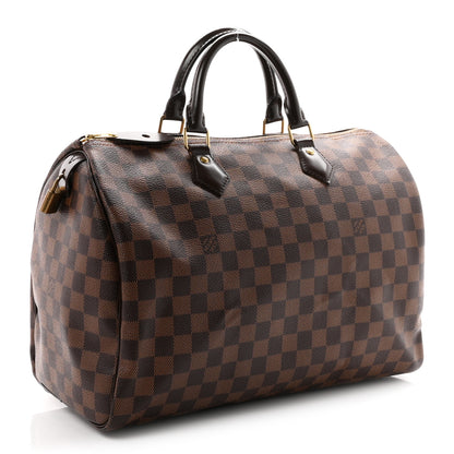 Louis Vuitton Damier Ebene Speedy 35 3 of 10
