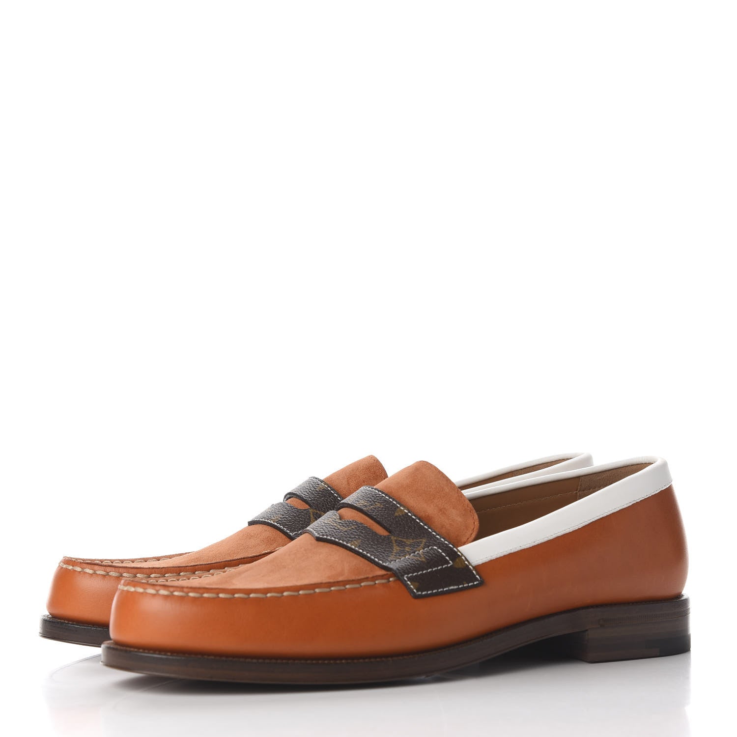 Louis Vuitton Suede Monogram Mens Sorbonne Loafers 10 4 of 22
