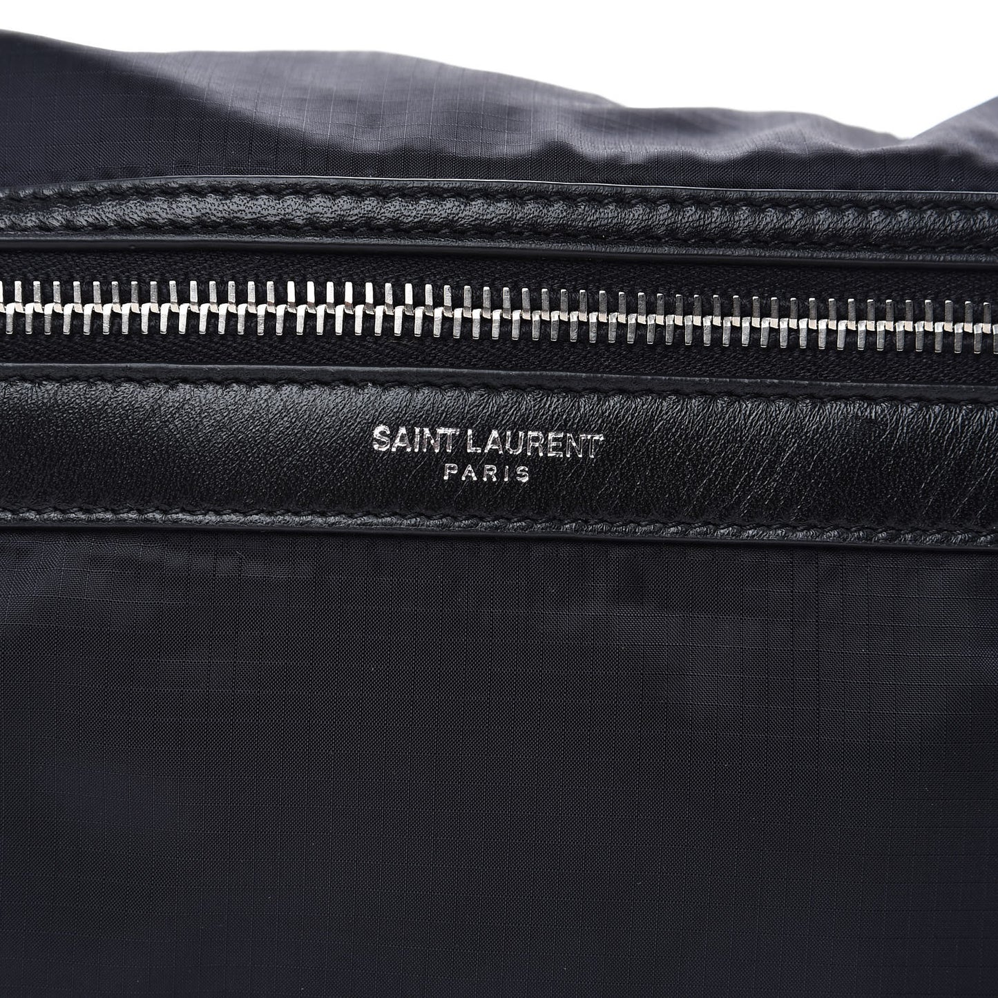 Nylon City Fold Up Backpack Belt Bag Black