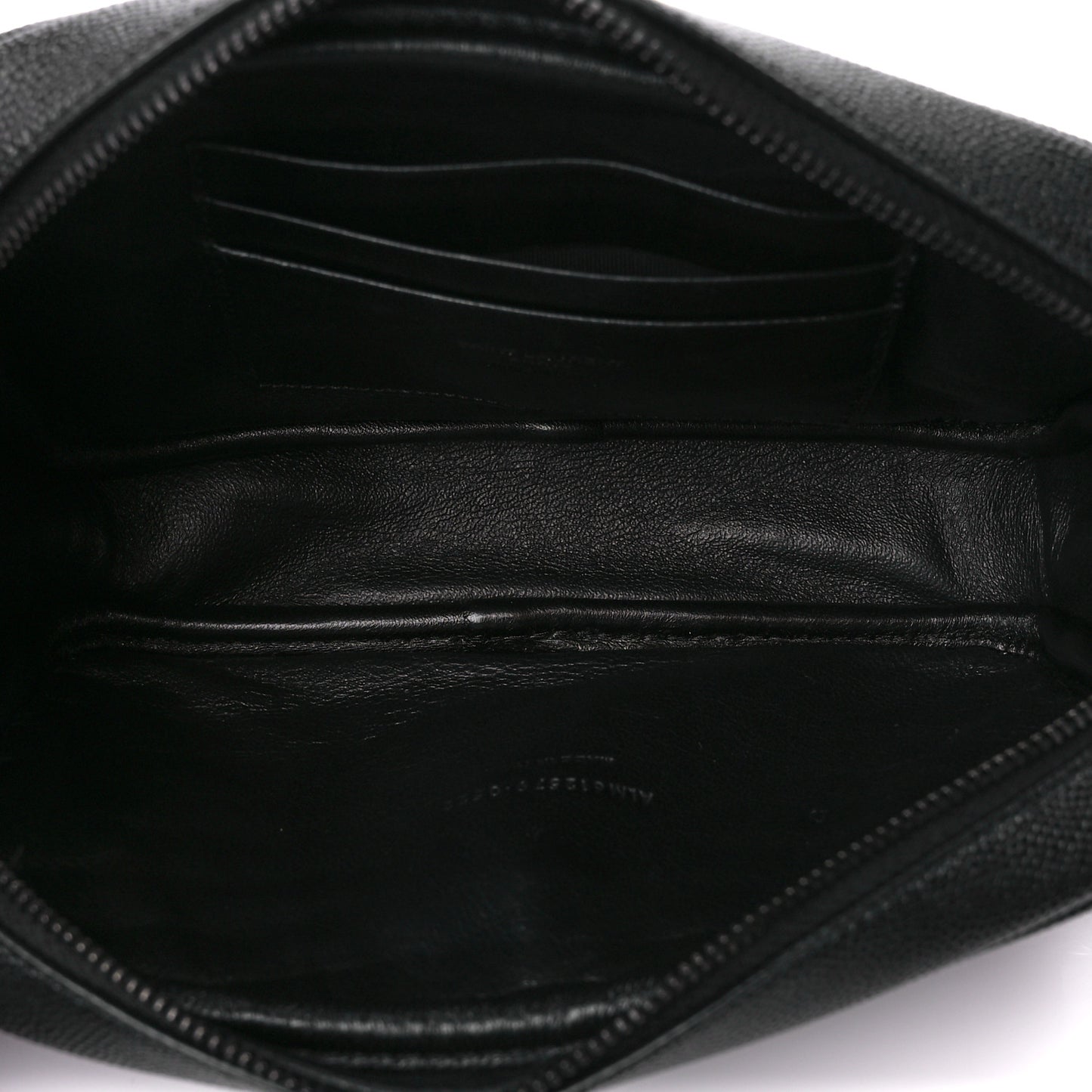Grain De Poudre Matelasse Monogram Mini Lou Camera Bag Black