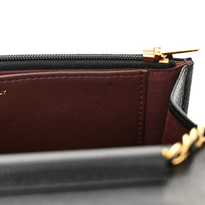 Chanel Caviar Quilted CC Turnlock Wallet On Chain WOC Black 12 of 13