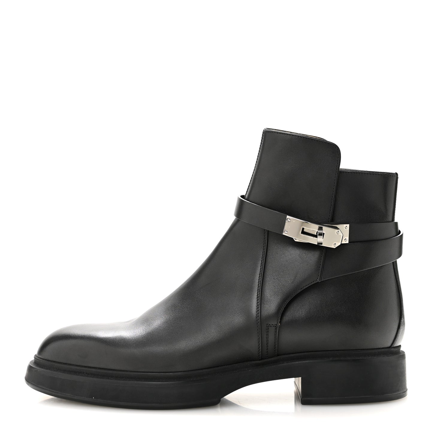 Calfskin Mens Veo Ankle Boots 43 Black