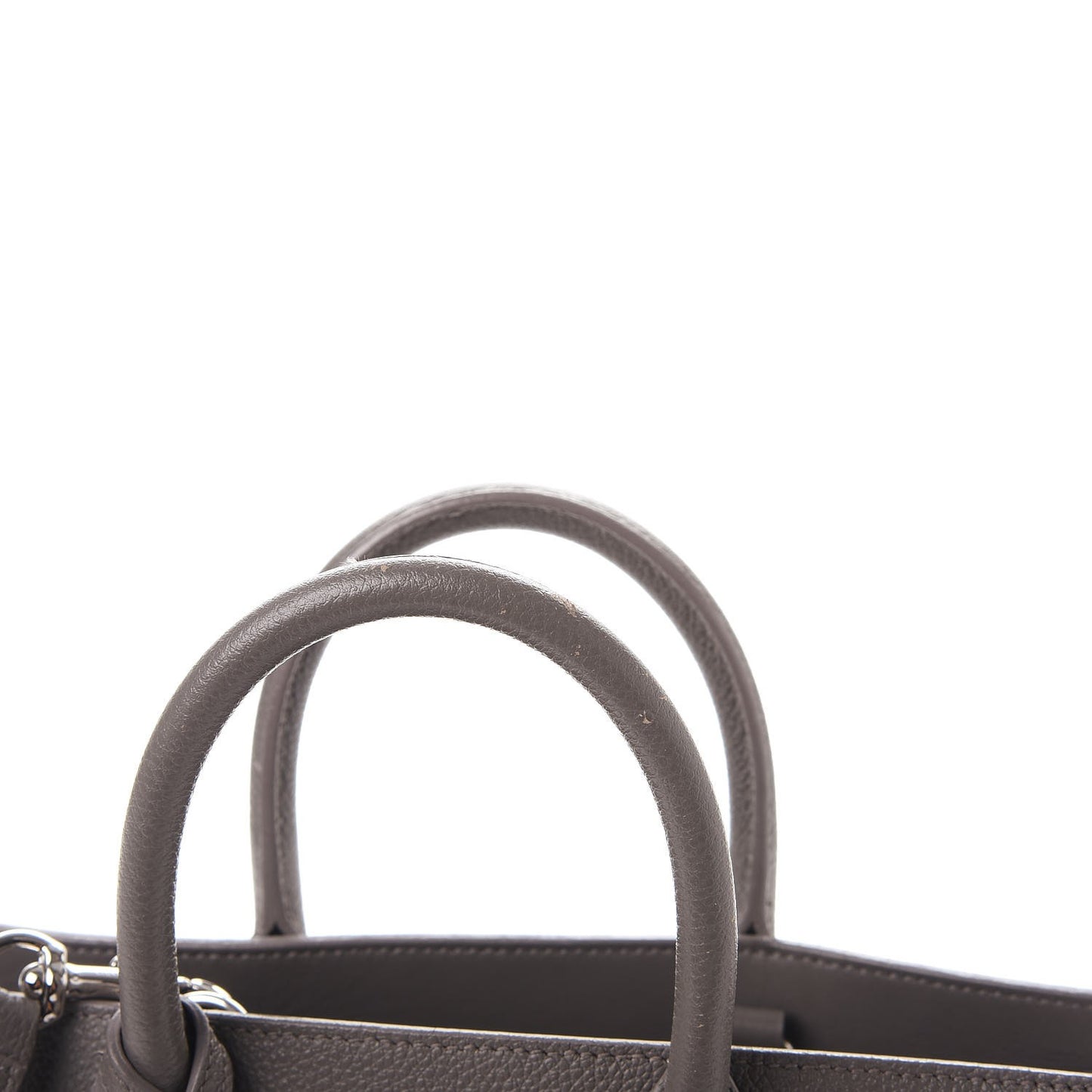 Grained Calfskin Nano Sac De Jour Fog