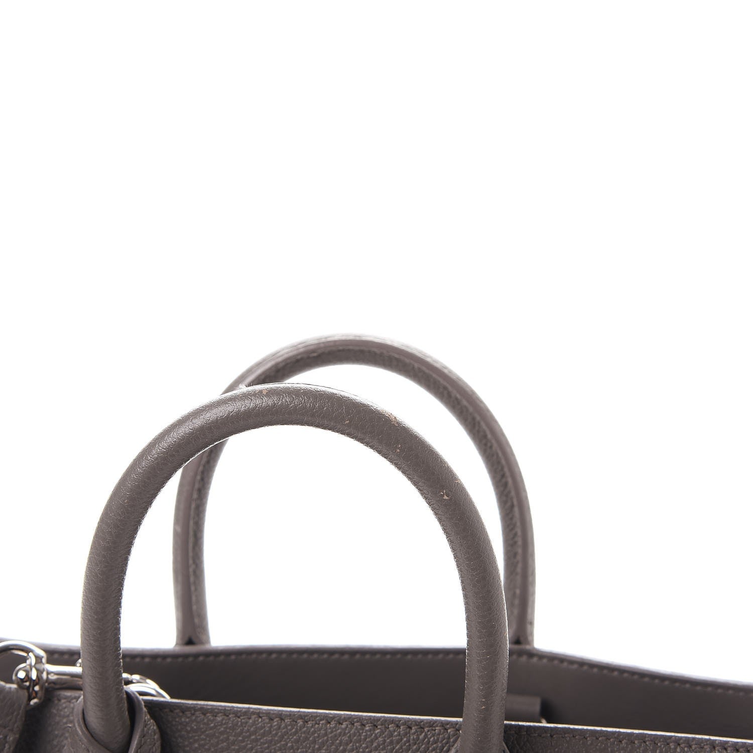 Saint Laurent Grained Calfskin Nano Sac De Jour Fog 10 of 15