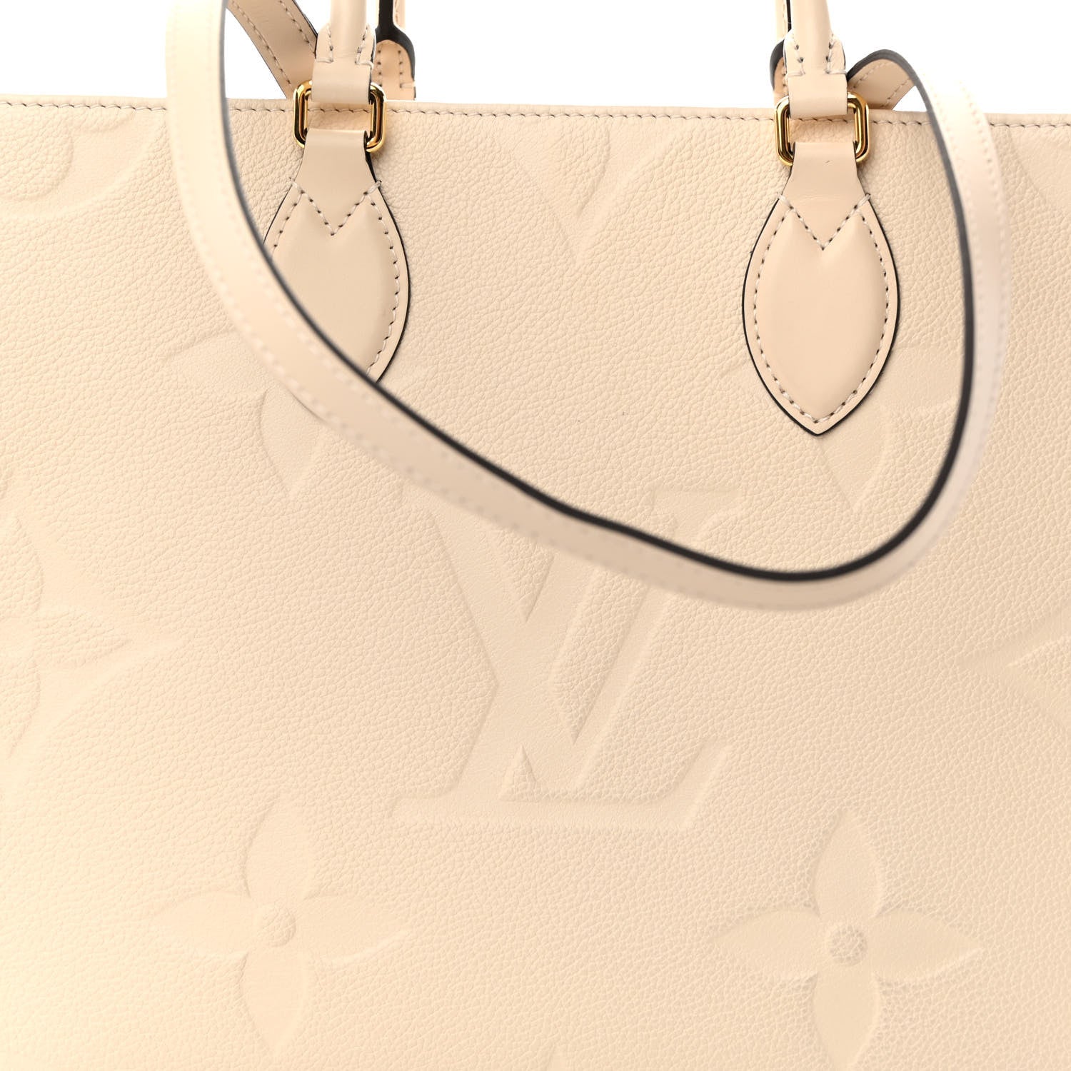 Louis Vuitton Empreinte Monogram Giant Onthego MM Creme 7 of 9