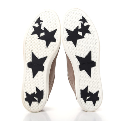 Jimmy Choo Metallic Lizard Embossed Miami Sneakers 42 Taupe 6 of 10