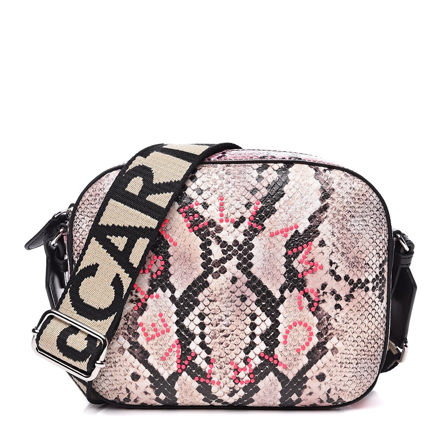 Stella McCartney Eco Alter Snakeskin Perforated Logo Bag 1 of 9