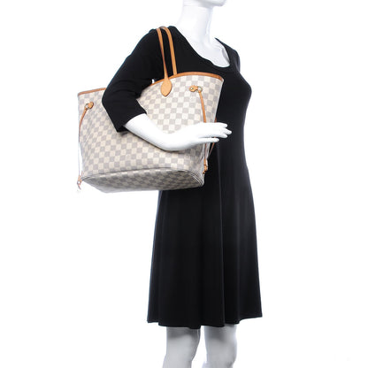 Louis Vuitton Damier Azur Neverfull MM 2 of 14