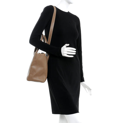 Chanel Calfskin Cerf Executive Shopper Tote Beige 2 of 13