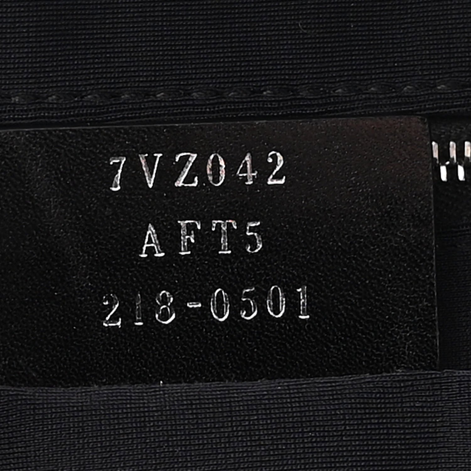 Fendi X SARAH COLEMAN Fabric Jacquard Vitello Grace Light Woven Lanyard FF Vertigo Pouch Pocket Backpack Tobacco Moro Black 7 of 10