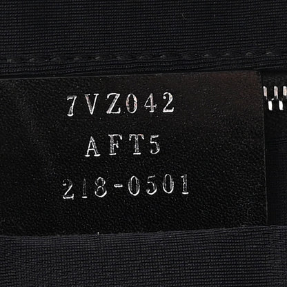 Fendi X SARAH COLEMAN Fabric Jacquard Vitello Grace Light Woven Lanyard FF Vertigo Pouch Pocket Backpack Tobacco Moro Black 7 of 10