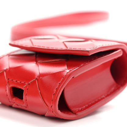 Bottega Veneta Nappa Maxi Intrecciato Airpods Case Red 8 of 8