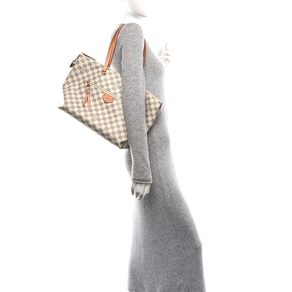Louis Vuitton Damier Azur Iena MM 3 of 9