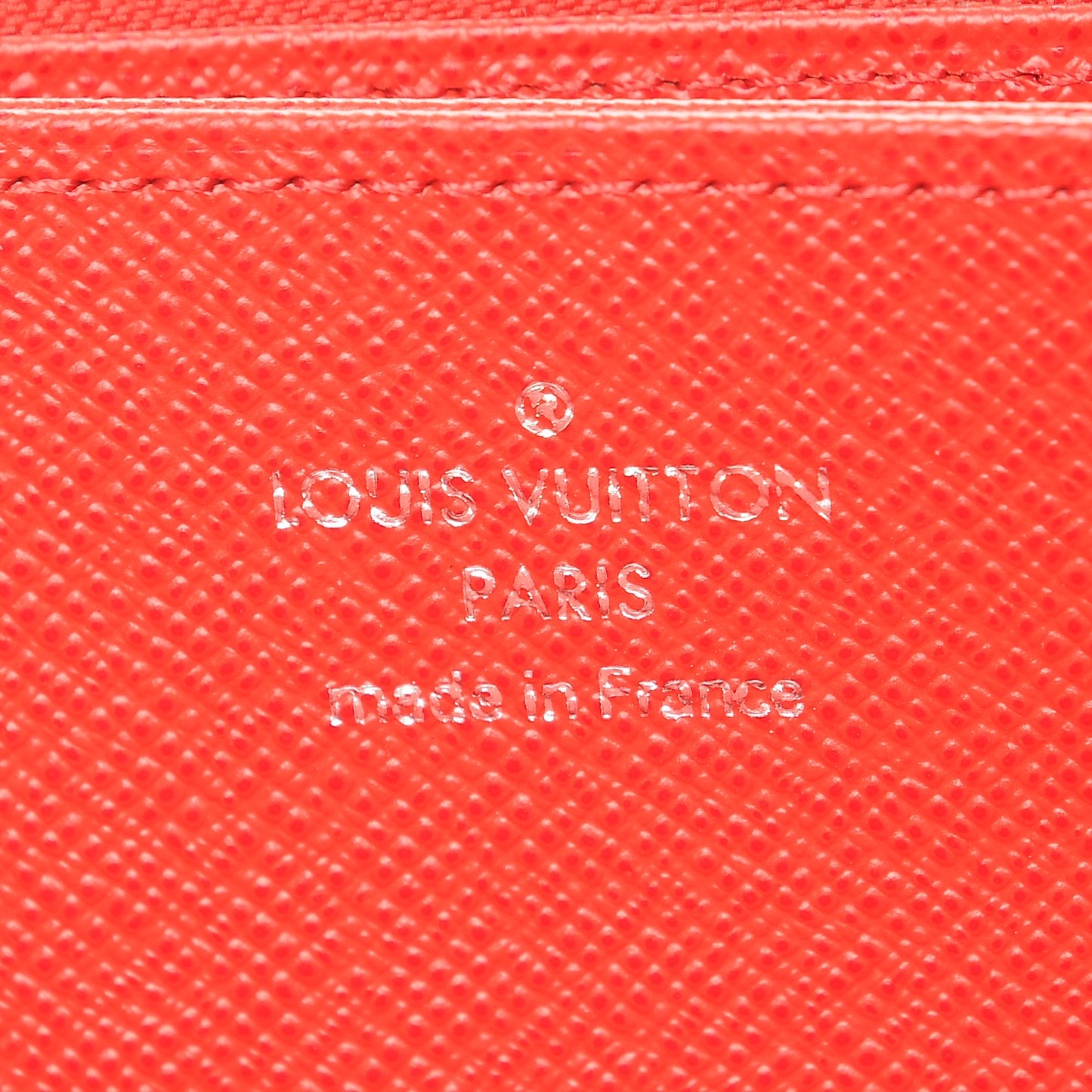 Epi Zippy Wallet Coquelicot