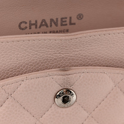 Chanel Caviar Quilted Medium Double Flap Light Pink 13 of 13