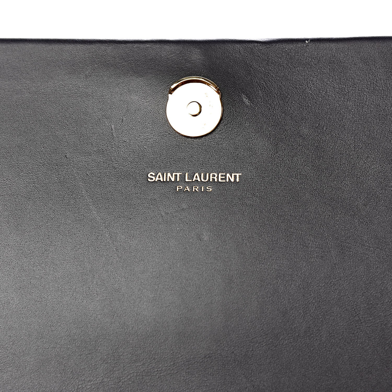 Saint Laurent Smooth Calfskin Medium Classic Monogram Kate Tassel Satchel Black 10 of 18