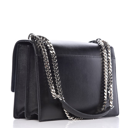 Saint Laurent Calfskin Large Monogram Sunset Black 4 of 11