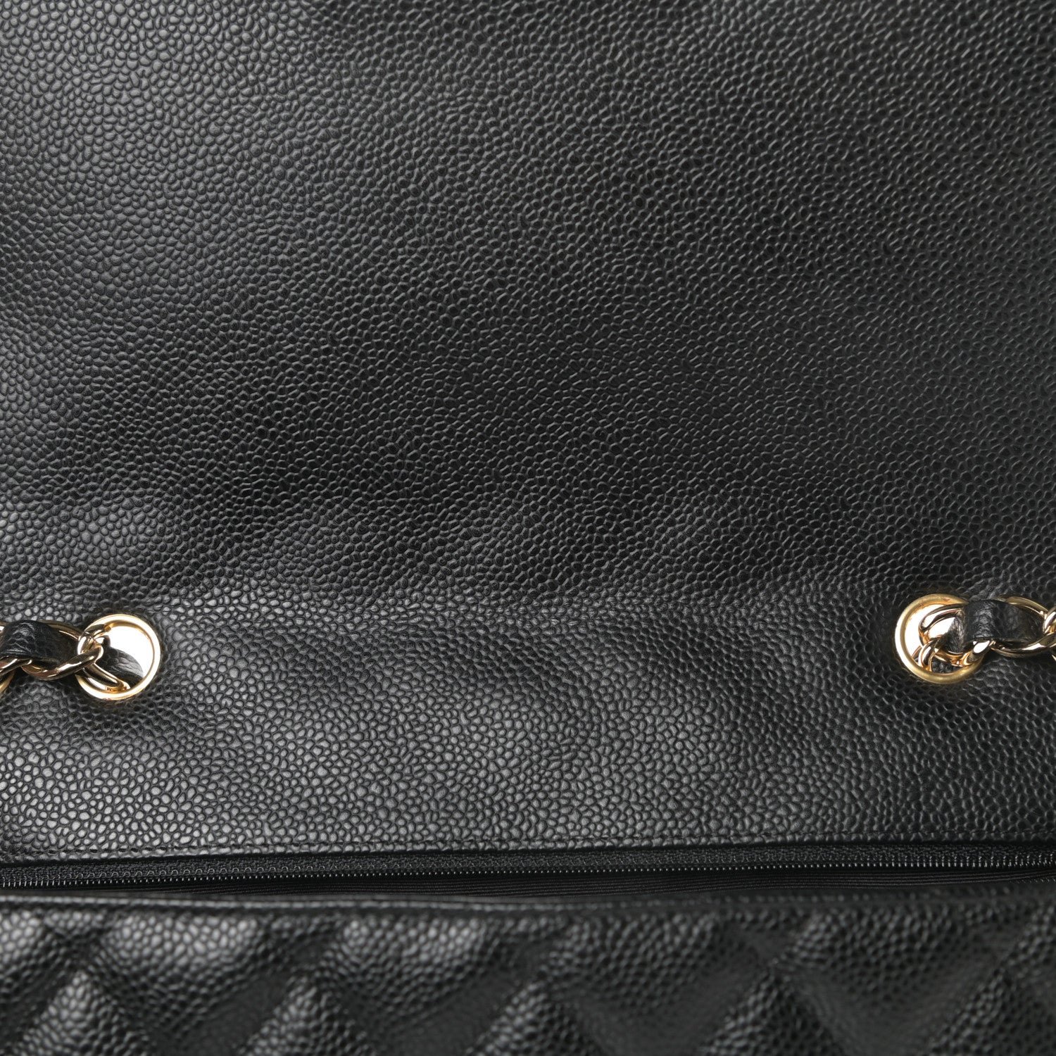 Chanel Caviar Quilted Jumbo Single Flap Black 12 of 12