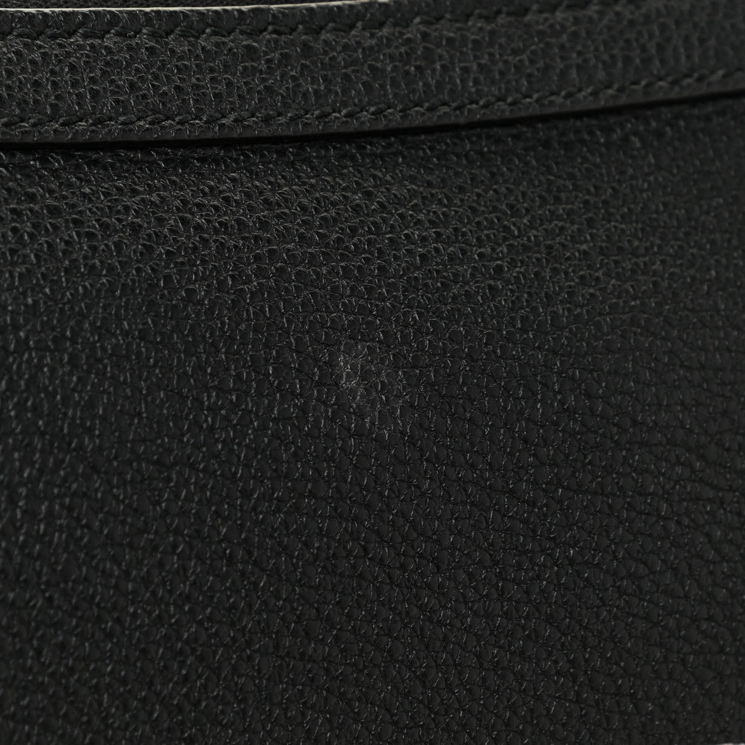 Gucci Grained Calfskin Logo Half Moon Hobo Black 12 of 14