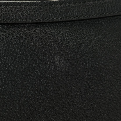 Gucci Grained Calfskin Logo Half Moon Hobo Black 12 of 14