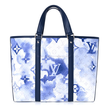 Louis Vuitton Monogram Watercolor Weekend Tote PM Blue 1 of 8